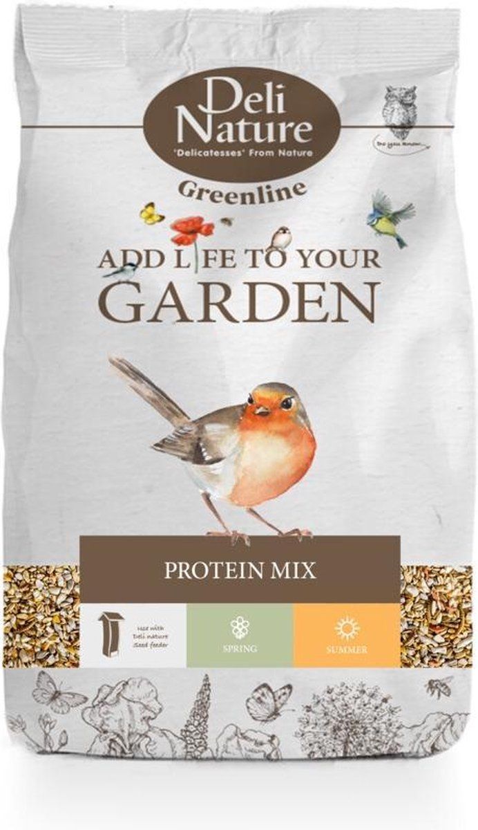 DELI NATURE Greenline Protein Mix - 10 x 850 gr - Voordeelverpakking
