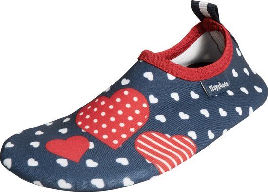 Playshoes UV-waterschoenen meisjes hartjes multicolor