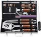 Ensemble de grillades sans marque – Ensemble d'accessoires d'outils de barbecue de luxe – durable – acier inoxydable