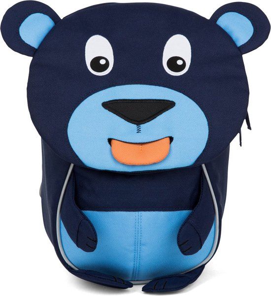 Affenzahn Kleine Vrienden - Kinderrugzak Bobo Beer - Blauw