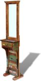 vidaXL Halspiegel 47x23x180 cm massief gerecycled hout