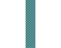 Ambiance Sticker Voorgelijmd vliesbehang - SCANDINAVISCHE ART DECO TURKOOISBLAUWE BOGEN - 1 rol van 300x60cm