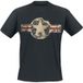 Gasoline Bandit USAF Rockabilly T-shirt - Zwart