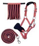 HKM Halster Rood/Donkerblauw Volbloed