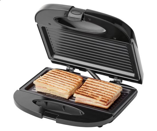 Tomado TGS2000B - Tosti ijzer - Grillplaten - 21,5 x 12 cm - 750 watt - Zwart