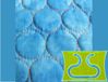Règle de quilting à main levée, cercles continus, bleu, plastique, 13,4 x 20 cm