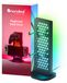 3-in-1 RGBIC prikbord bureau-dock, 64 LED's, noir