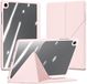 Dux Ducis Magi Housse Convient pour Samsung Galaxy Tab A11 Plus / A9 Plus - Étui à rabat en V avec support - Veille/Réveil - Rose