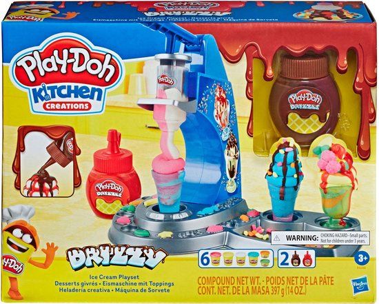 Play-Doh Drizzle IJsjes Speelset - Klei set - Multicolore