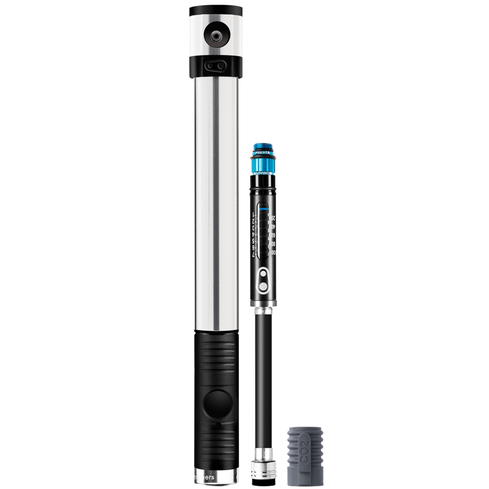 Crankbrothers Klic HV Gauge + Co2 - Zilver