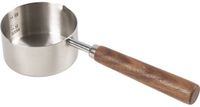 CC Tin Giet Pan 7.3 cm Bruin/Zilver Hout/Metaal