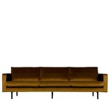 Drawer WOOOD Rodeo 3-Zits Bank - Velvet - Honing Geel