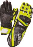 MUGENRACE Neptun Zwart Wit Neon Gele Handschoenen - Handschoen