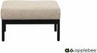 Apple Bee Condor Ottoman Zwart - 100 cm