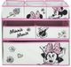 Arditex Opbergrek Minnie Mouse 62 X 30 Cm Hout Wit/roze 7-delig