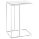 VidaXL Table d'appoint 40x30x59 cm bois traité blanc