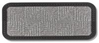 Merkloos Antislip Deurmat 25x60 cm - Zilver