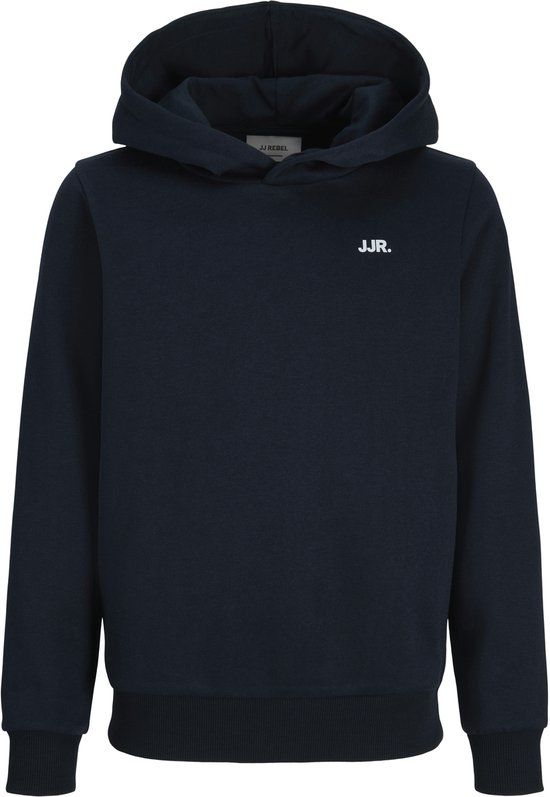 JJ REBEL JUNIOR JACK&JONES JREBREBEL LOGO SWEAT HOOD NOOS JNR Jongens Sweater 164 Sky Captain