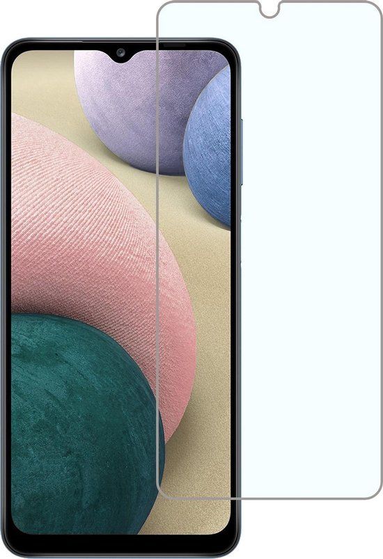 BTH Screenprotector Samsung Galaxy A12 - Tempered Glass - Blue Filter