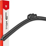 AMiO Flatblade 28″ (700 mm) U-vormige haak Ruitenwisser - Zwart