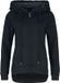 R.E.D. by EMP R.E.D. Rock-Engineered Design Zwart lang sweatjack - Dames - 5XL