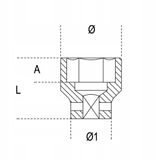 Beta Slagmoersleutelset 1/2" 30mm 720-30