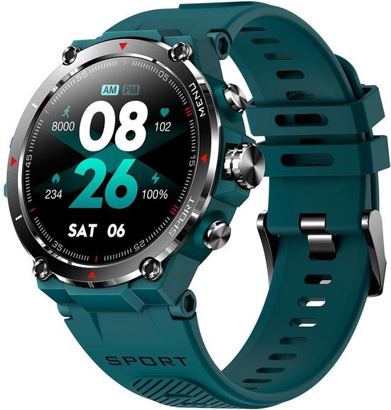 Smartwatch DCU STRAVA Cyan 1,3"