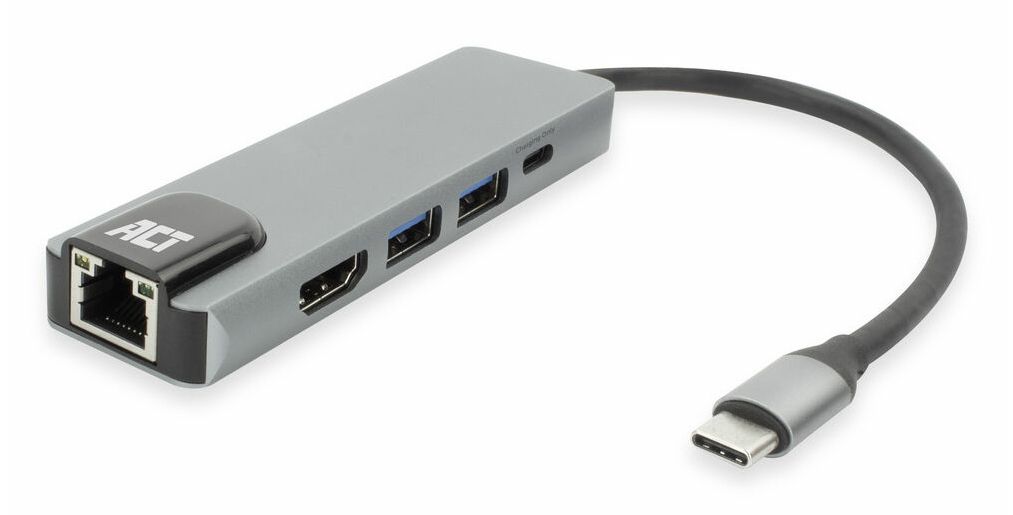 ACT USB-C 4K docking station - HDMI, Ethernet, USB-A, PD - AC7091