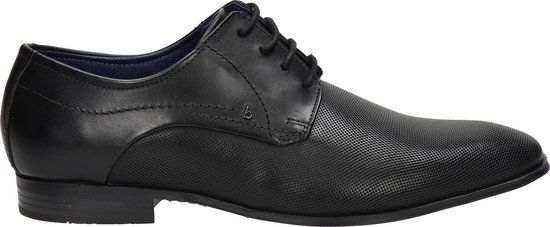 Bugatti Veterschoenen Zwart Leer Maat 43 Heren