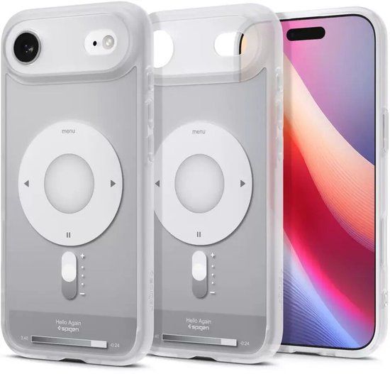 Spigen Ultra Hybrid MagFit Case Geschikt voor Apple iPhone Air - Back Cover Zilver