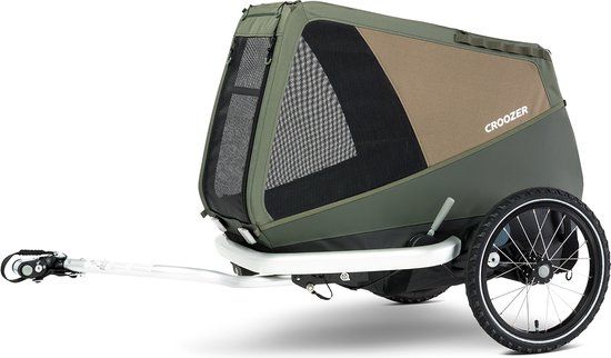 Croozer Dog Enna Hondenfietskar - L - Mosgroen