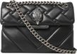 Kurt Geiger London Sac bandoulière pour femme Mini Kensington X Sac Cuir Noir