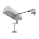 Value tafelstekkerdoos, 3-voudig met schakelaar, incl. 3x USB (2x A, 1x C), met tafelklem, 1,5 m