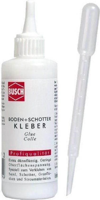 Busch Boden-/schotterkleber - H0 Scale - Street Decoration - Neutral Color