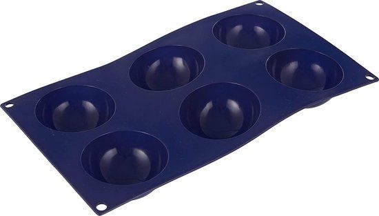 Ibili Half Ball Baking Mold - Silicone - Black
