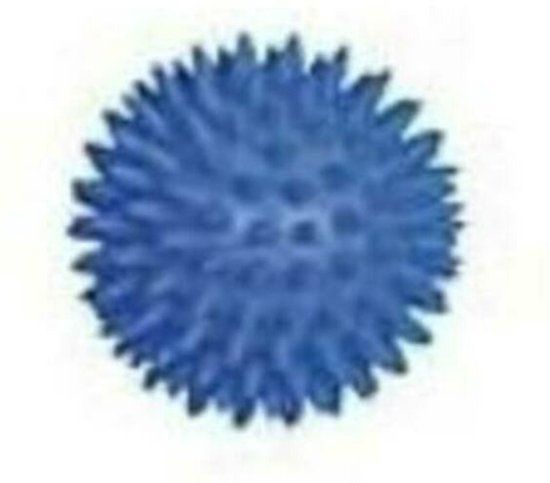 VITILITY Massagebal - groot - Blauw - PVC - 9 cm