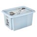 Keeeper Karolina Opbergdoos Rechthoekig Polypropyleen (PP) Zwart, Blauw, Wit 15L