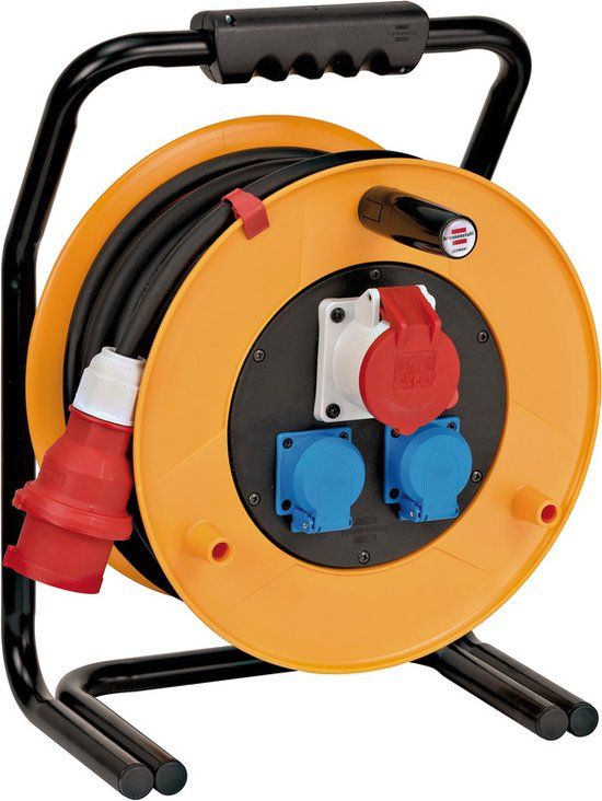 Brennenstuhl 40m H07RN-F 5G1,5 - Stekkerdoos - Zwart