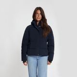 Travelin' Agnes Dames - Puffer winterjas - Waterdicht - Navy