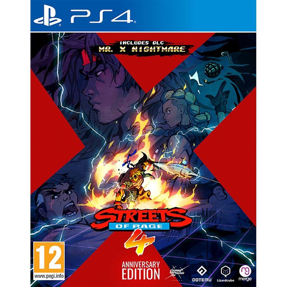 Dotemu Streets of Rage 4 Anniversary Edition PlayStation 4