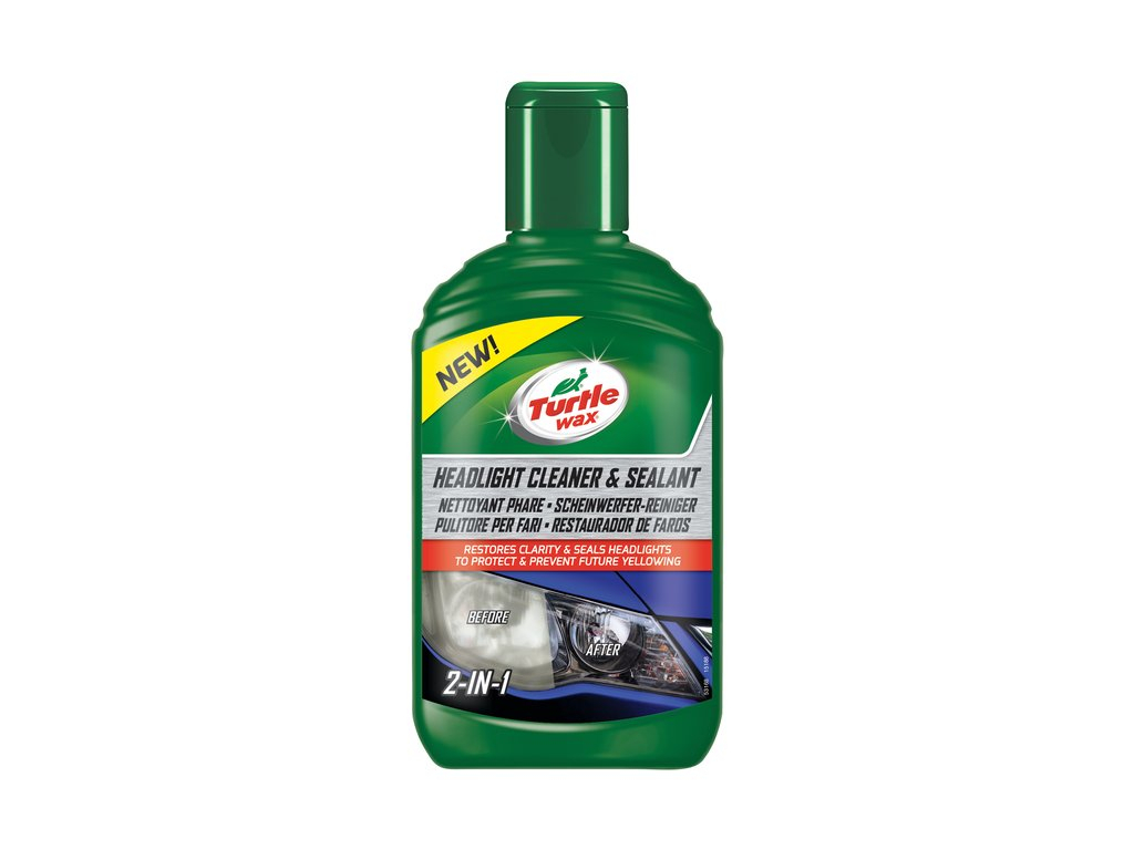 TURTLEWAX 53168 Headlight Cleaner & Sealant - 300 ml