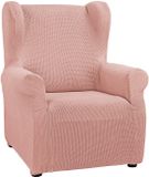 Martina Home Daytona Superelastische Fauteuilhoes, Polyester, Zalm, Vleugelstoel