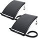 Monzana Zwembadverwarming Solar – 2 Stuks/10000 L/h - 32&38mm - Zwart