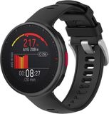 Strap-it Polar Vantage V2 siliconen bandje - zwart