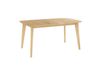 Icecat Table rectangulaire extensible en bois clair 150/180 cm