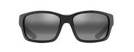 Maui Jim Mangroves Uniseks zonnebril, Zwart met grijs interieur