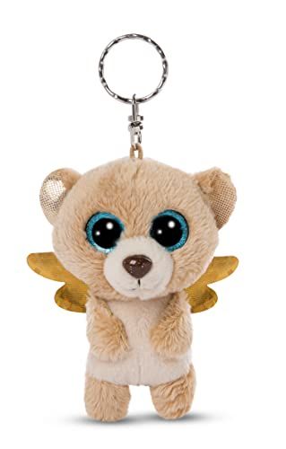 NICI Glubschis - Beschermengelsleutelhanger Glowy Bombo - Beer - 9 cm