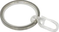 GARDINIA Gordijnringen RVS-look Metaal 10 stuks