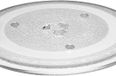 vhbw plateau micro-ondes compatible avec Samsung GE87Y-S/XAG, GE87YR/BWT, GE88LS-XEF micro-ondes - plateau avec fixation en Y, 28,8 cm, verre, transparent