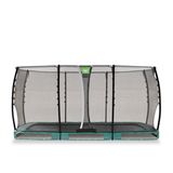 Exit Allure Classic inground trampoline 244x427cm - groen